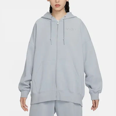 Nike Official 2023 New Women's Fashion Loose Knit Hooded Casual Jacket HF0422
