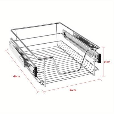 TEMU Froadp Pack Of 2/4 Kitchen Shelves, Telescopic Drawer, Kitchen Drawer, Bedroom Drawer, Cupboard Pull-out Shelf