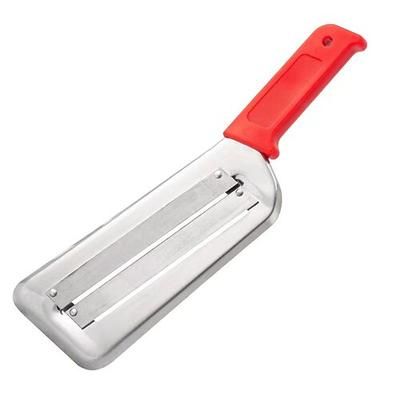 coltello trituratore in acciaio inossidabile per preparare il cavolo senza sforzo, affettatrice manuale per verdure per cavolo, patate e canna da zucchero, pelapatate e taglierina multifunzione