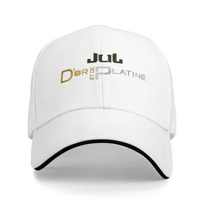 Rappeur JUL casquette de Baseball décontractée or et platine Tennis Skate camionneur chapeau été résistant au soleil unisexe-adolescents Streetwear casquette Snapback