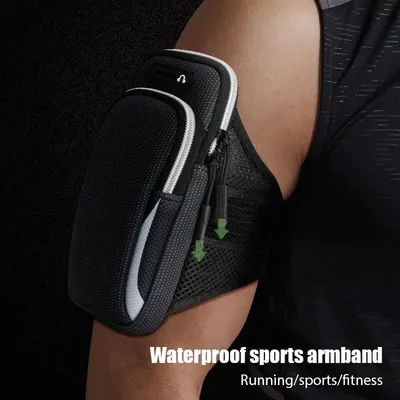 Universal Mobile Phone Case Waterproof Sport Armband Bag Running Gym Arm Band Mobile Phone Accessors