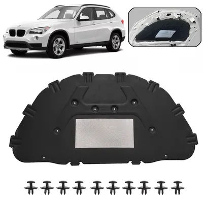 51481234000 Coussin d'isolation de moteur de capot avant, panneau de capot, couverture de tapis isolé thermiquement pour BMW série X1 E84 2010 – 2015