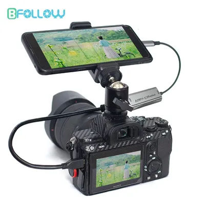 Carte de capture vidéo HD BFOLLOW pour téléphone/tablette Android, adaptateur de champ externe pour moniteur de caméra, pour caméscope et cinéastes