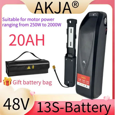 Air fast transportation，48V 20AH Lithium Battery Pack，New Full Capacity Power，18650 Hailong Battery，Suitable for 250-3000W