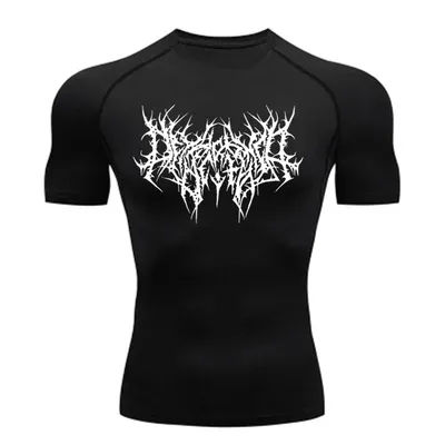 Men's T-shirt Men Running Sport T Shirt Men Compression Fitness Tops Tee Quick DryTight Training Gym Sport Running Shirts Jersey