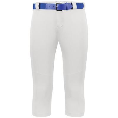 Russell Athletic RS5DBX Women's On Deck Softball Knicker in White size Large | Polyester