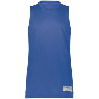 Augusta Sportswear AS6927 Athletic Swish Reversible Basketball Jersey T-Shirt in Royal/White size Large | Polyester 6927