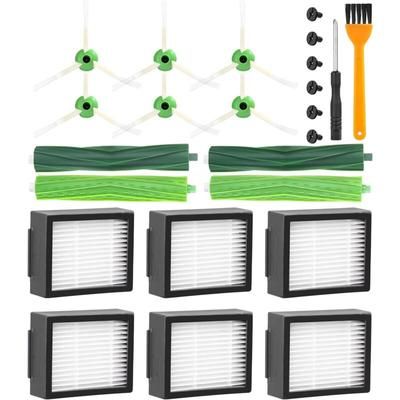 Pièces de Rechange pour iRobot Roomba E5 E6 i7 i7+ i3 i3+ i4 i4+ i6 i6+ j7 j7+, Kits accessoires de