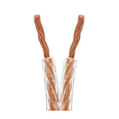 Cmple 14 AWG Compact Speaker Wire Cable (Clear, 50') 699-N