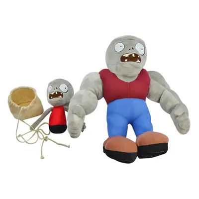 30cm Games PVZ Gargantuar Plush Toys Cartoon Plant VS Gargantuar Zombie Stuffed Dolls For Kids Christmas Birthday Gifts