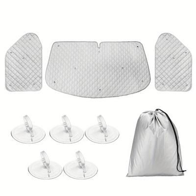 TEMU Car Internal Thermal Windshield Cover Blind Lifting Window Sunshade Sun Visor For Vw T4 1990-2003