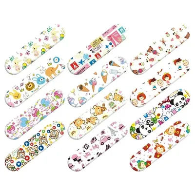 120pcs/set Cartoon Band Aid for Children Kids Cute Patch Wound Dressing Plasters for First Aid Adhesive Bandages Woundplast