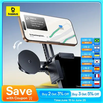Baseus support d'angle de montage d'écran Central de voiture support de téléphone de voiture