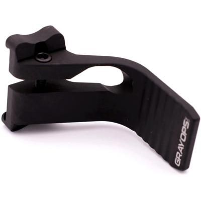 Gray Ops CNC Bag Stop - Shorty Black GO-BSTOPSHORT