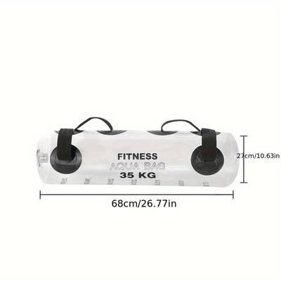 TEMU Sports Fitness Strength Training Small Foldable Water Column Fitness Weight Water Bag Training Inflatable