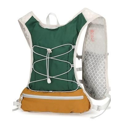 Gilet da corsa Pacchetto d'acqua Gilet di idratazione Manicotti Riflettente Impermeabile Asciugatura Rapida Poliestere per Maratona Escursionismo Jogging