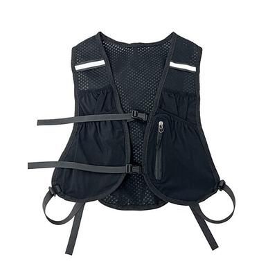 Gilet da corsa Pacchetto d'acqua Gilet di idratazione Manicotti Riflettente Impermeabile Asciugatura Rapida Poliestere per Maratona Escursionismo Jogging