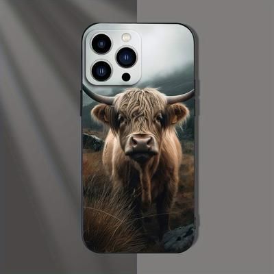 TEMU Unique Cartoon-style Phone Case Featuring In A Trendy , Made From Shockproof Tpu Material With Lens Protection, Suitable For Iphone Models 11 Through 16 Pro