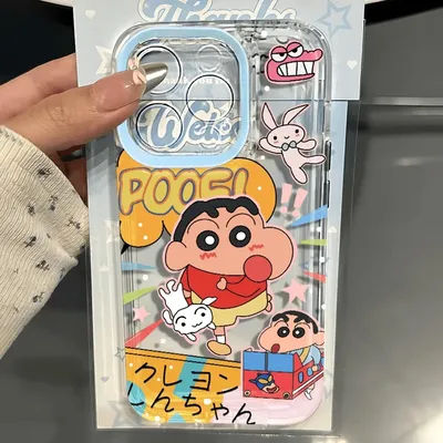 Anime Crayons Shinchans Phone Case For Xiaomi Redmi Note K60 13 12 12C 11 10 10C 13C 10X 9 K50 Pro Plus Ultra 5G Clear TPU Back