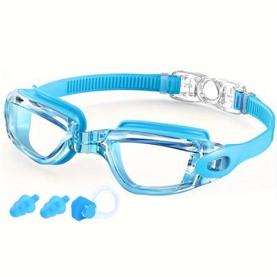 TEMU 3d Memory Silicone Swim Goggles - Leakproof, Premium Silicone, No Circle Marks - Joymaysun