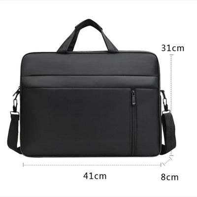 TEMU 1pc Polyester Laptop Sleeve Case, Solid Pattern Protective For Macbook 15.6 Inch, Pc Tablet Cover Compatible With , Dell - Black