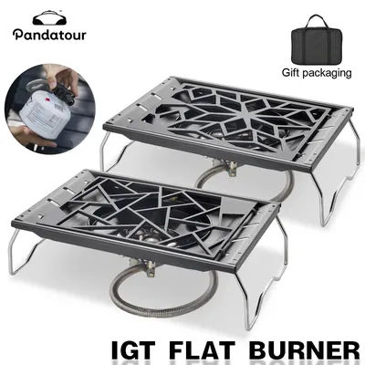 Pandatour IGT Outdoor Camping Stove High Firepower Folding One-Touch One lick Ignite IGT Stove Recreation Picnic Furnace