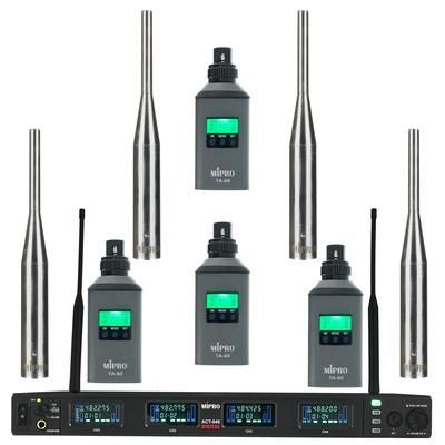 Mipro ACT-800 MM-100 Quad Set 5UA