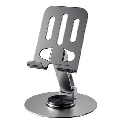 TEMU 1pc Iron Adjustable Mobile Phone Holder, 360 Degree Rotating Desktop Stand, Universal , Waterproof, With Mobile Device Desktop Stand