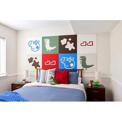 8-Piece George Pig || Sound Dampening Pinnable Tiles