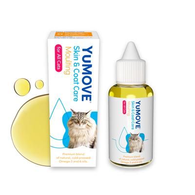 50ml Moulting All Cats Skin & Coat Care YuMOVE Cat Supplements