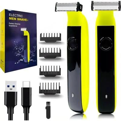 TEMU Electric Shaver For Men - Usb Rechargeable Beard Trimmer & Hair Removal Machine