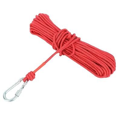 TEMU 10m/393.7in Fishing Rope With 4mm Thickness And Durable Polyester Material - Ideal For Outdoor Boating And Securing Gear, Secure Rope | Vibrant Red Rope | Highquality Rop