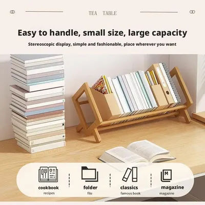 Elegant Children's Bookcase With Mini Design And Practical Home Tool Multi Features Saving Partical Functional Space Z8V5