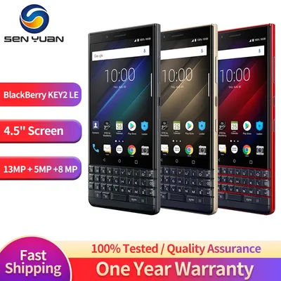 Original BlackBerry Key2 LE 4G Mobile Phone Unlocked 4.5''Display 13MP+5MP Camera 3GB/4GB RAM 32GB/64GB ROM Octa Core key2 le