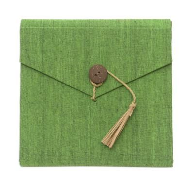 Green Voyage,'Handcrafted Green Natural Fiber Notebook from Bali'