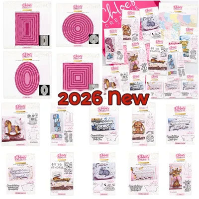 2026 New Baby Collection Rocking Horse New Metal Cutting Dies And Stamps Scrapbooking DIY Decoration Craft Embossing Stencil