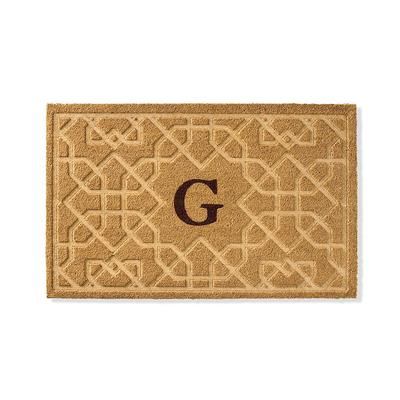 Piper Monogrammed Door Mat - 30" x 48", B - Frontgate