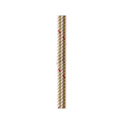 New England Ropes 5/8" x 35' Nylon Double Braid Dock Line - White/Gold w/Tracer C5059-20-00035