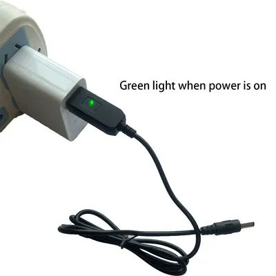 1pc 5V to 21V boost cable 21V battery dedicated charging cable DC interface USB adapter cable charger