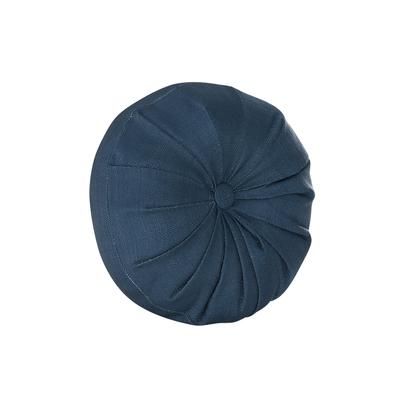 Messina Navy Round Decorative Throw Pillow by Royal Court in Navy (Size ONE SIZE)