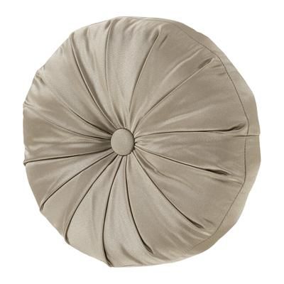 Potenza Sand Round Decorative Throw Pillow by Royal Court in Sand (Size ONE SIZE)