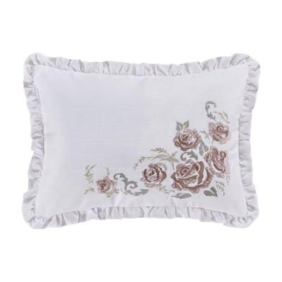 Estelle Blush Boudoir Decorative Throw Pillow by Royal Court in Blush (Size ONE SIZE)