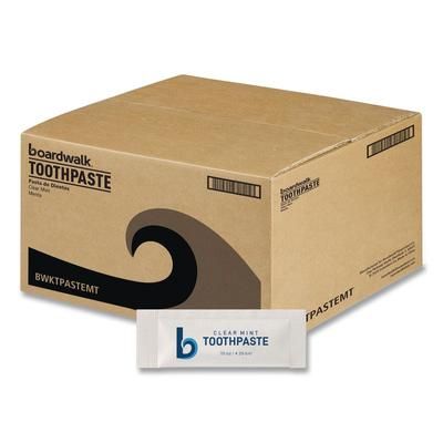 Boardwalk Toothpaste, Peppermint, 0.15 oz Sachet, 1,000/Carton (BWKTPASTEMT)