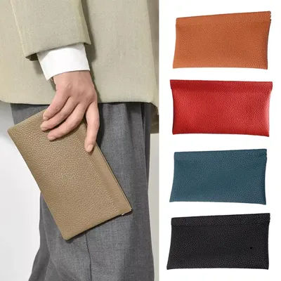 Hand-held Bag Cosmetic Bag Mobile Phone Bag Self-closing Large Capacity Simple Long Wallet Woman wallet кошелек женский 카드지갑