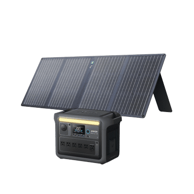 Anker SOLIX C1000X Solar Generator + 100W Solar Panel