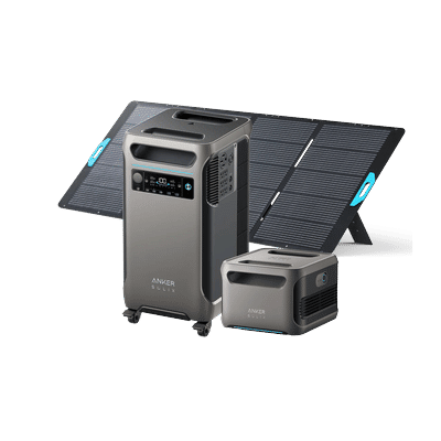 Anker SOLIX F3800 + Expansion Battery + 400W Solar Panel