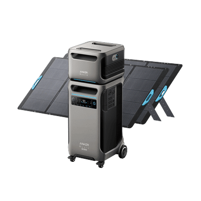 Anker SOLIX F3800 Plus + Expansion Battery + 2× 400W Solar Panel