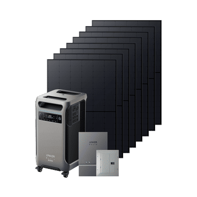Anker SOLIX F3800 Plus + Smart Home Power Kit + 8× 440W Rigid Solar Panel