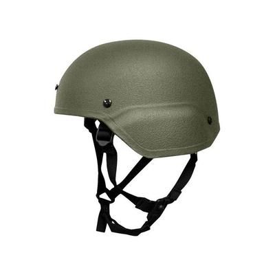 United Shield ACH Ballistic Helmet Level IIIA LE Style Mid Cut w/ 4pt Harness System OD Green Medium ACH-MICH LE - MID CUT-OD-MD