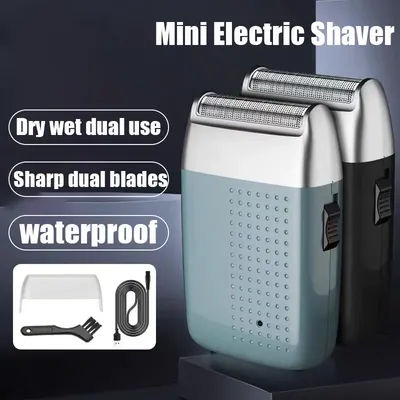Electric Shaver For Men Beard Trimmer Shaver Portable Hair Clipper Rechargeable Shaving Beard Machine